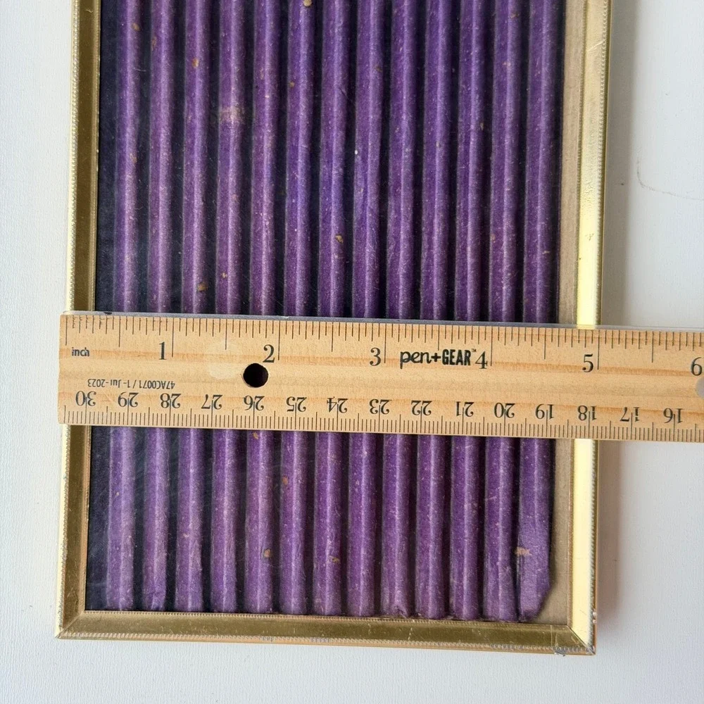 Vintage Brass Picture Frame Gold 5x7 Ornate Old World Cottagecore Rustic